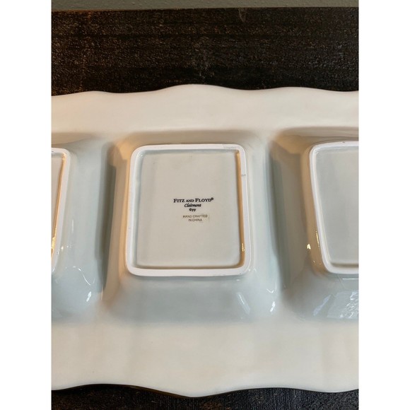 Fitz and Floyd Clairmont Christmas Serving Tray - Picture 3 of 4